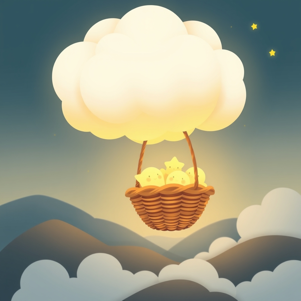 Mumble the Cloud and the Basket of Lullabies