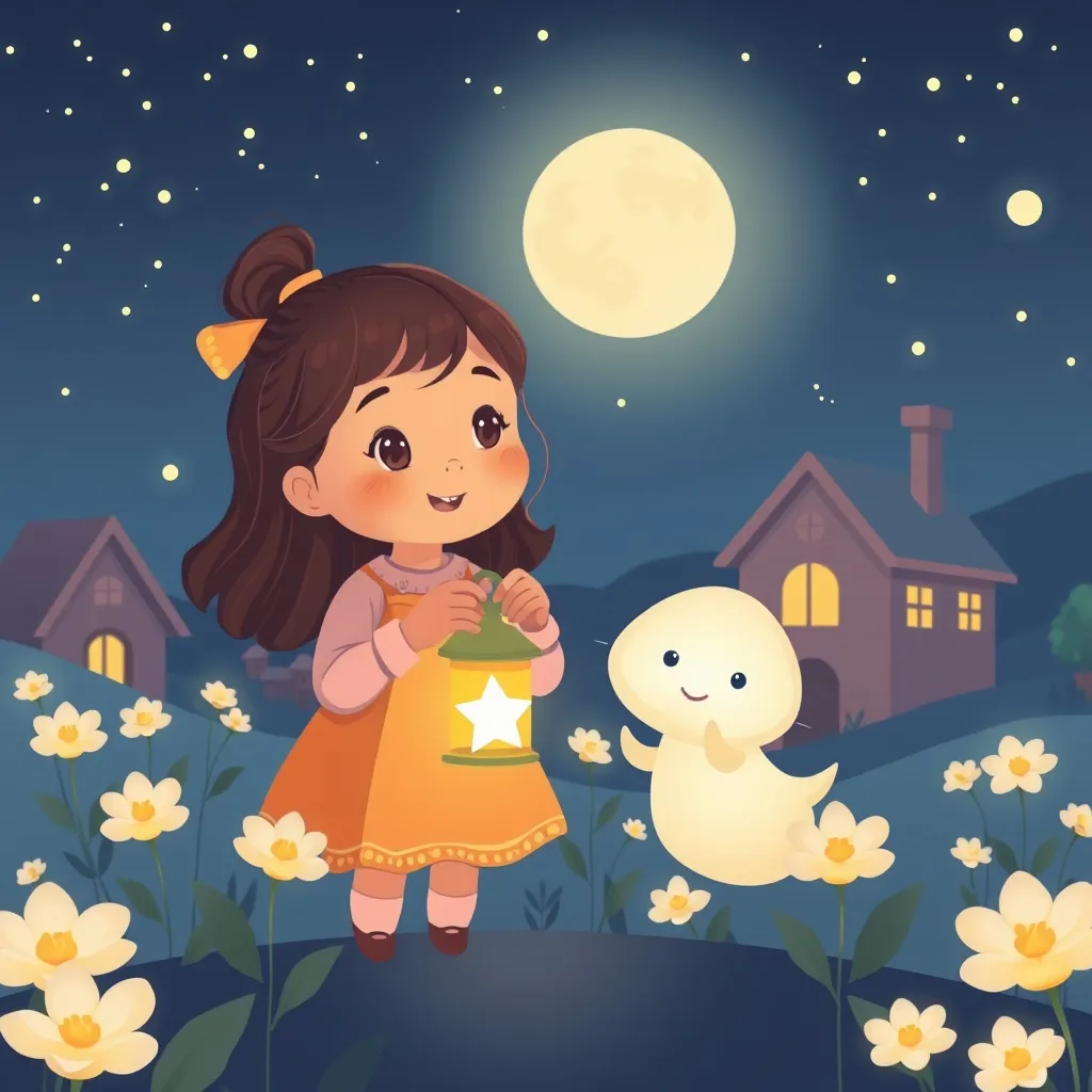 The Lantern Girl and the Rain-Song Cloud