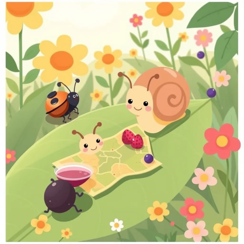 Tuli and the Winding Garden Map